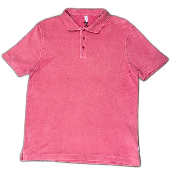 04651/ A Trip in a Bag NWT Men's M Terry Polo Shirt 'Coral' Sporty RETAIL 179 - Picture 1 of 7